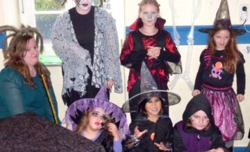 Halloweenparty der KiJuFö in der „Alten Schule“ Sickenhofen