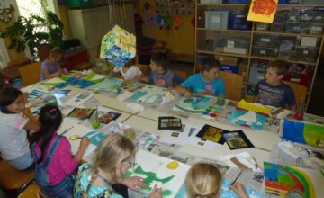 Hundertwasser-Malkurs für junge Künstler