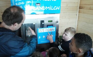 Spontaner Ausflug zur Milchtankstelle
