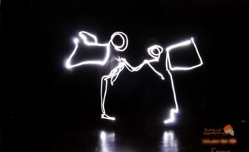 Kreativ-Workshop „Lichtmalerei“ im Babenhäuser Jugendzentrum