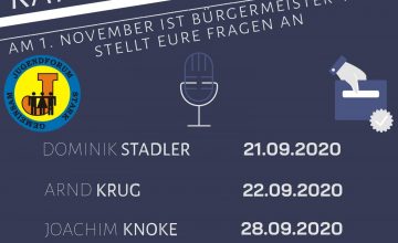 Kandidaten-Casting zur Bürgermeisterwahl