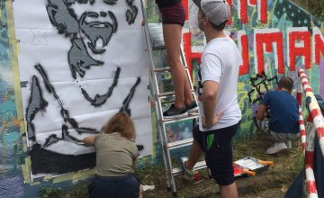 Street-Art-Workshop an der “kleinen Unterführung”