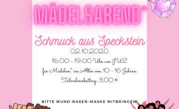 Mädelsabend*: Schmuck aus Speckstein!