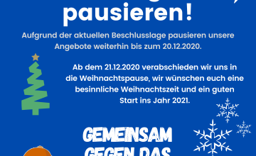 Angebote pausieren weiterhin!