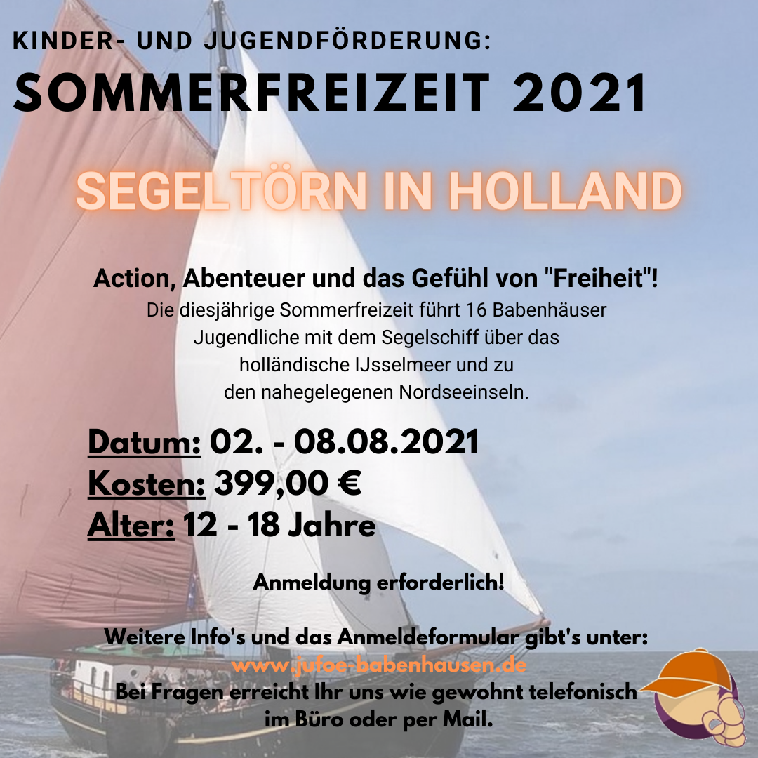 Meer, Abenteuer, Action und Erholung sind bei der diesjährigen Sommerfreizeit der Kinder- und Jugendförderung der Stadt Babenhausen angesagt. Vom 02. bis 08. August 2021 werden insgesamt 18 Babenhäuser im wahrsten [&hellip;]