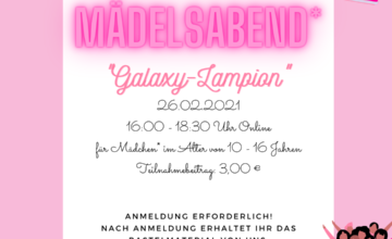 Online-Mädelsabend: „Galaxy-Lampion“