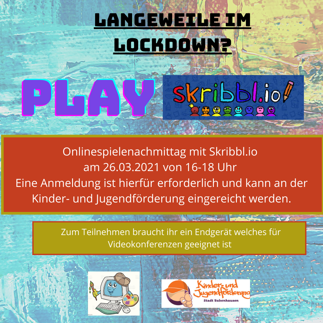 Langeweile im „Lockdown“? Online-Spielenachmittag mit der KiJuFö Die städtische Kinder- und Jugendförderung bietet am Freitag, 26. März 2021 von 16:00 Uhr bis 18:00 Uhr erneut einen „Online-Spielenachmittag“ für Kinder und [&hellip;]