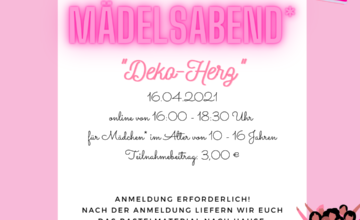 Online Mädelsabend „Deko-Herz“