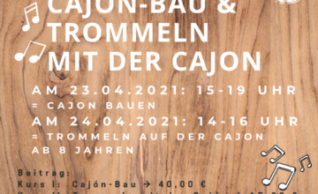 Workshop: Cajon-Bau & Trommeln
