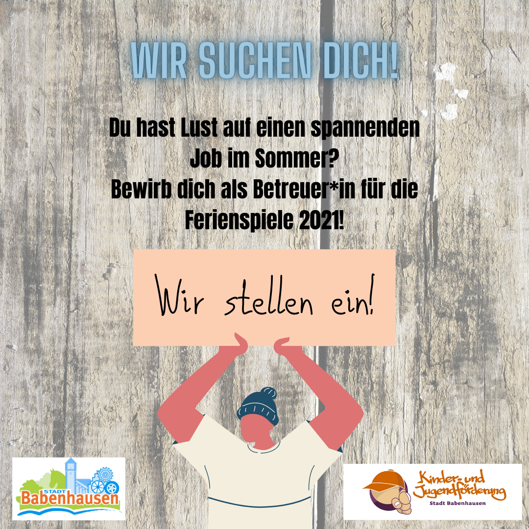 Lust auf einen spannenden Job im Sommer? Für die Ferienspiele der Stadt Babenhausen werden ab sofort wieder Betreuer*innen gesucht. Das zehntägige Spiel- und Freizeitvergnügen findet in diesem Jahr in den [&hellip;]