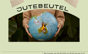 Basteltag Nachhaltigkeit: Jutebeutel mit Kartoffeldruck