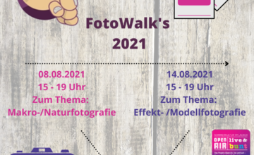 Bawwehäuser Kulturprogramm „Local Heroes“ Fotografiebegeisterte aufgepasst! Foto-Walks mit dem „Team-Matrixer“