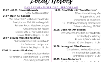 Bawwehäuser Kulturprogramm „Local Heroes“ geht an den Start