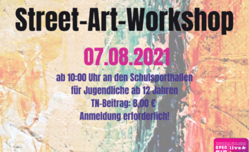 STREET-ART-Workshop  Im Kulturprogramm „Local Heroes