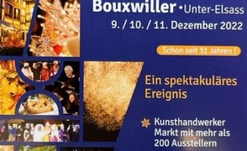 Tagesfahrt zum Christkindelsmarkt in Bouxwiller