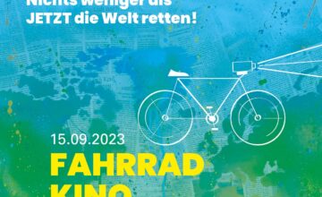 #kijufoesfuerklimaschutz: Open-Air Fahrradkino in Mühltal