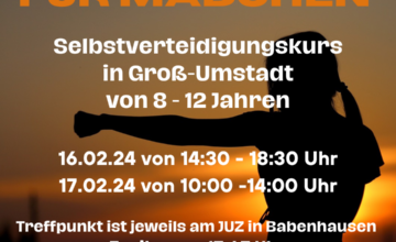 WenDo-Kurs für Mädchen