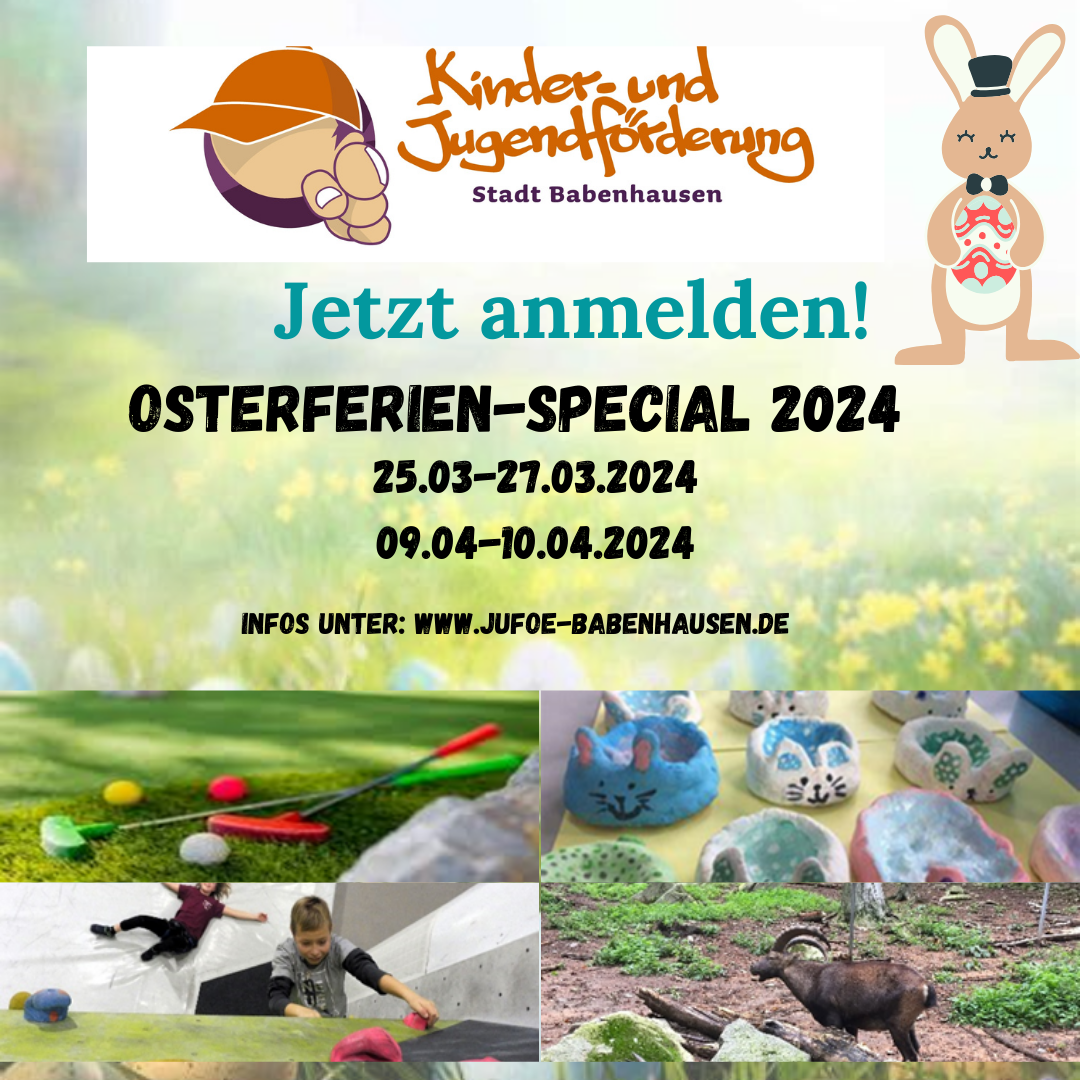 In den Osterferien bietet die städtische Kinder- und Jugendförderung auch in diesem Jahr wieder ein abwechslungsreiches „Osterferien-Special“ als Ferienbetreuungsprogramm an. Aufgeteilt ist das Ferienprogramm auf die erste und die dritte [&hellip;]