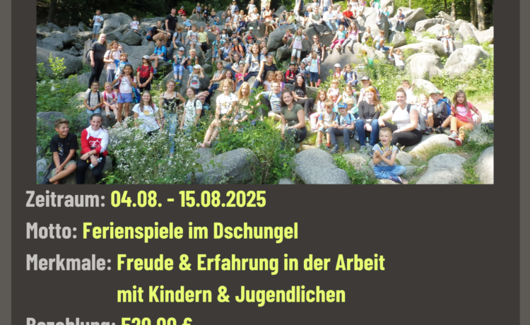 Betreuer*innen für die Ferienspiele gesucht!