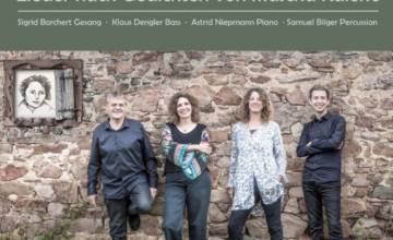 „Kellerkonzert – unterwegs“ präsentiert Sigrid Borchert Quar-tett mit „Sozusagen grundlos vergnügt“ Lieder zu Gedichten von Mascha Kaléko