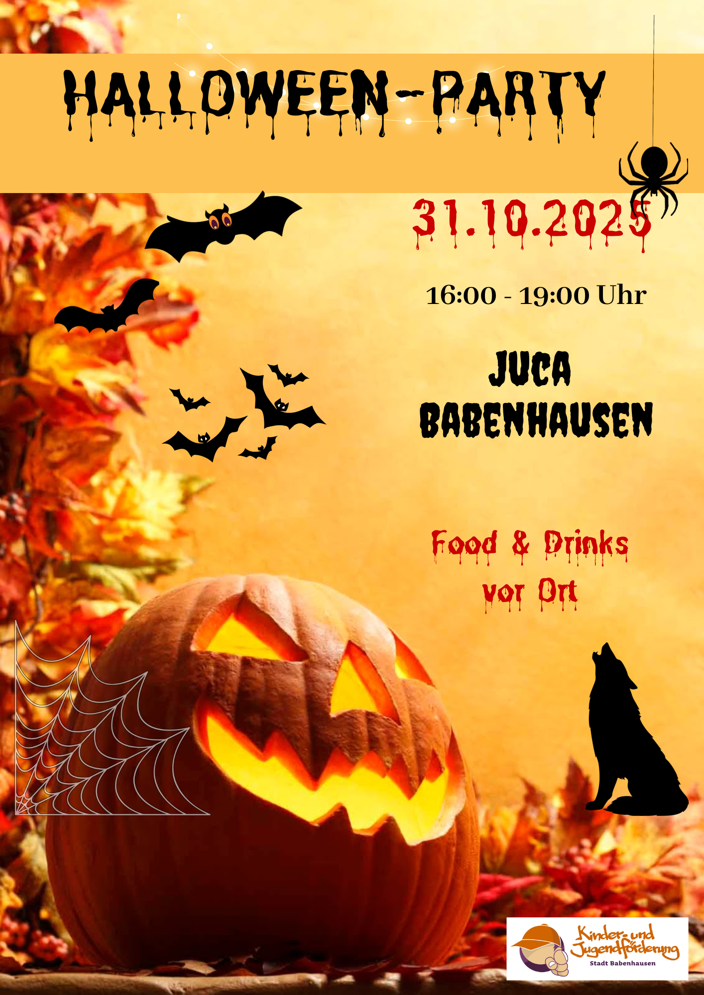 Am 31. Oktober 2025 wird es im JUCA (Jugendcafé Babenhausen) wieder richtig schaurig! Die städtische Kinder- und Jugendförderung lädt alle Kinder, Jugendlichen und Familien zu einer grusel-lustigen Halloween-Party ein – [&hellip;]