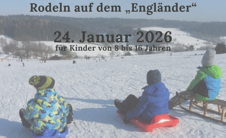Rodeln auf dem „Engländer“