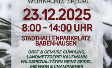 Last-Minute-Weihnachtseinkäufe am 23. Dezember