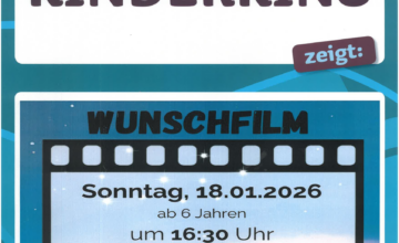 Wunschfilm im Kommunalen Kinderkino im Bürgerzentrum