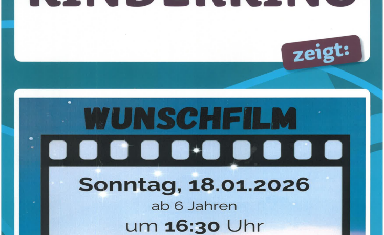Wunschfilm im Kommunalen Kinderkino im Bürgerzentrum