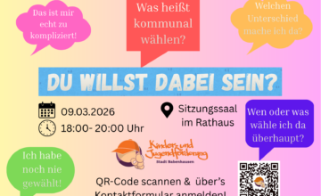 Jung- & Erstwähler-Treffen zur Kommunalwahl am 15. März 2026
