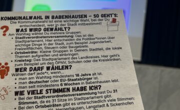 Rückblick: Jung- und Erstwählerabend im Rathaus