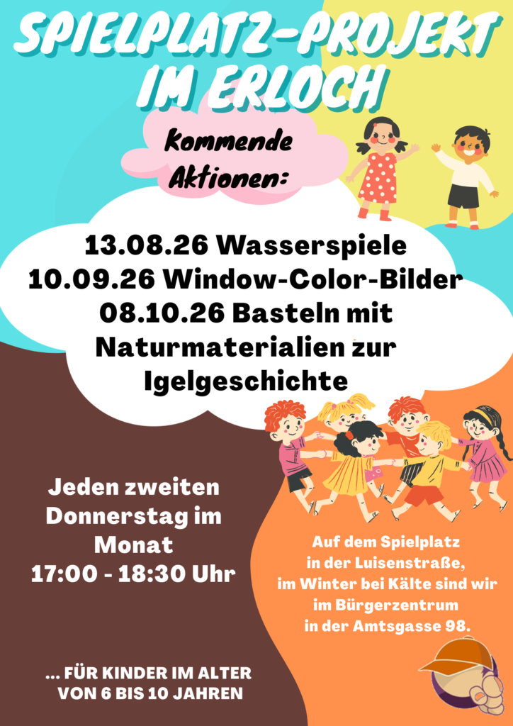 Spielplatzprojekt im Erloch